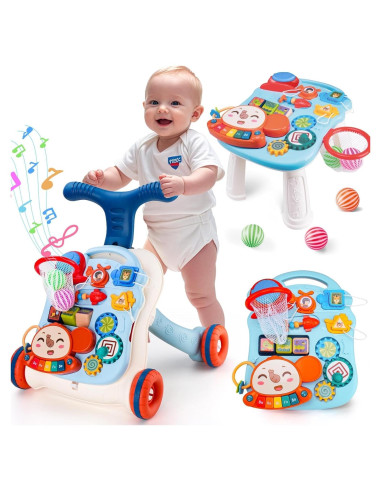 Andador 3 en 1 para Bebés N6038 con Mesa de Juego