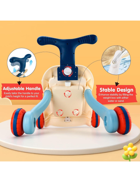 Andador 3 en 1 para Bebés N6038 con Mesa de Juego