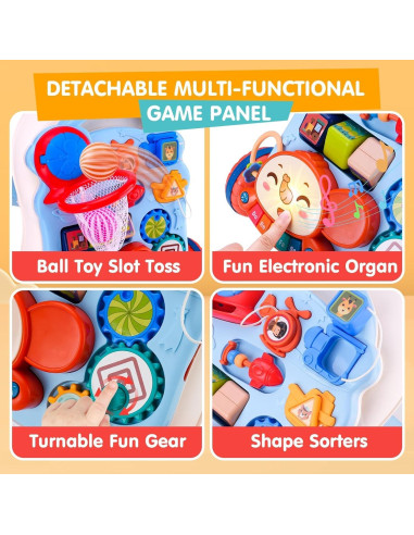 Andador 3 en 1 para Bebés N6038 con Mesa de Juego