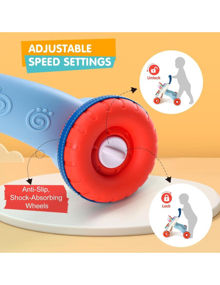 Andador 3 en 1 para Bebés N6038 con Mesa de Juego