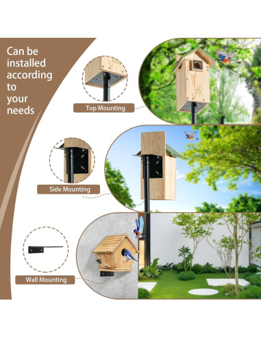 Poste para Casa de Aves ReTang 195 cm Ajustable Metal