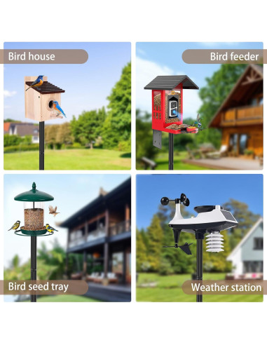 Poste para Casa de Aves ReTang 195 cm Ajustable Metal