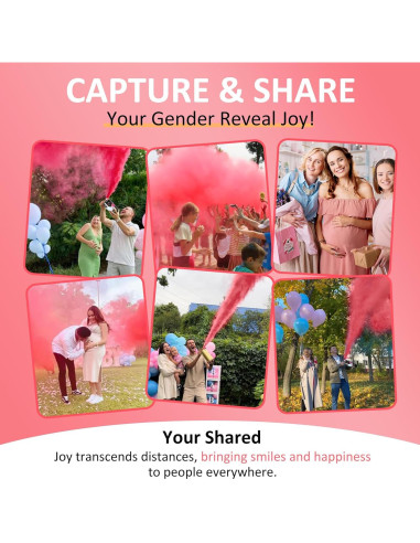 Extintor Revelación de Género Rosa SRG | 2 Paquetes 6.1m