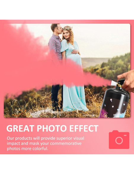 Extintor Revelación de Género Rosa SRG | 2 Paquetes 6.1m