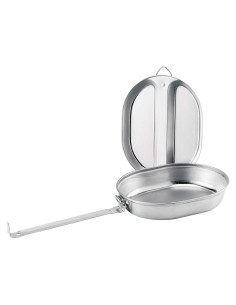 Kit de Comida de Camping Rothco Acero Inoxidable 2 Piezas