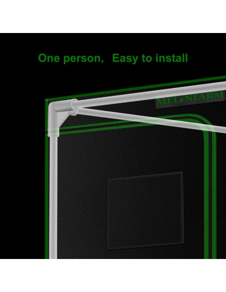 Carpa de Cultivo MELONFARM 2x2m con Ventana y Bandeja