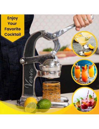 Exprimidor Manual Verve CULTURE 0.6L Aluminio Negro