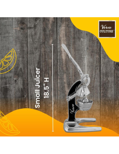 Exprimidor Manual Verve CULTURE 0.6L Aluminio Negro