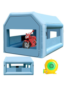 Cabina de Pintura Inflable LVAOSTT 3x2.5x2.5m con Ventilador