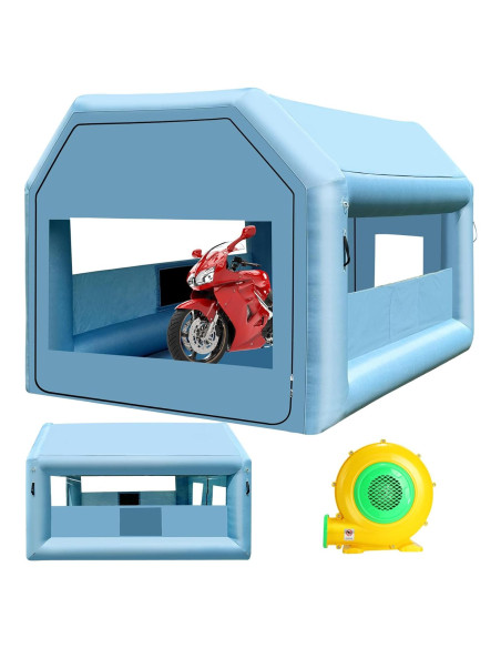 Cabina de Pintura Inflable LVAOSTT 3x2.5x2.5m con Ventilador