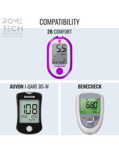 Batería CR2032 Rome Tech para glucómetro - 10g - 1 unidad 2