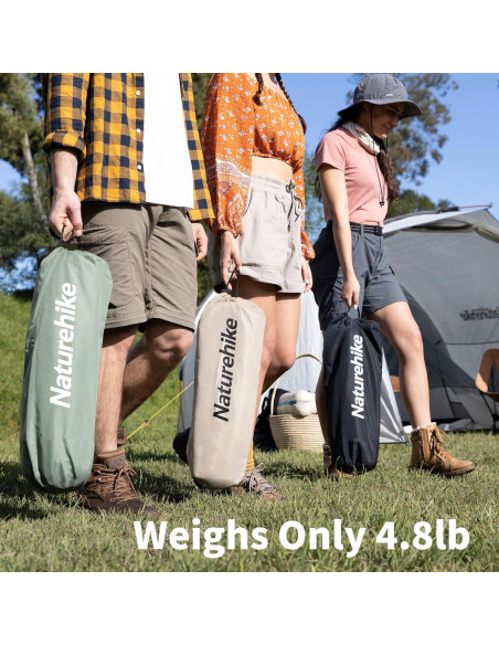 Cama de Camping Naturehike Ultraligera 2,18 kg Verde Plegable