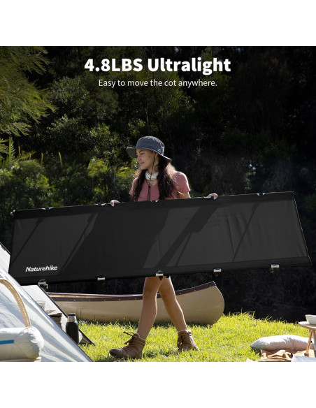 Cama de Camping Naturehike Ultraligera 2,18 kg Verde Plegable
