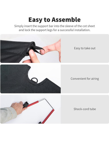 Cama de Camping Naturehike Ultraligera 2,18 kg Verde Plegable