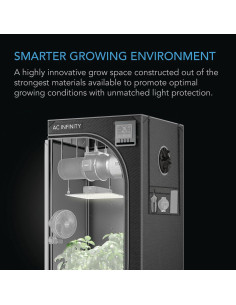 Tienda de Cultivo AC Infinity 91x60x182 cm para Hidroponía 2