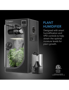 Humidificador AC Infinity CLOUDFORGE T3 4.5L con Control VPD 2