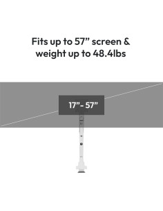 Soporte para Monitor Ultrawide Pixio PS2S Titan Blanco 2