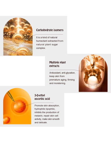 Máscara Facial Iluminadora MOND'SUB - 8 Paquetes Hidratantes