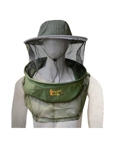 Velo de Apicultura Massive Bee Store Verde Oliva 3 Capas