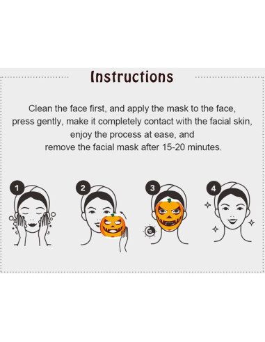 Máscara Facial Iluminadora MOND'SUB - 8 Paquetes Hidratantes