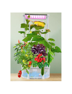 Kit de Cultivo Hidropónico E SUPEREGROW 6200LC con Luz LED