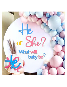 Cartel Revelación de Género Kokolap He o She Decoración