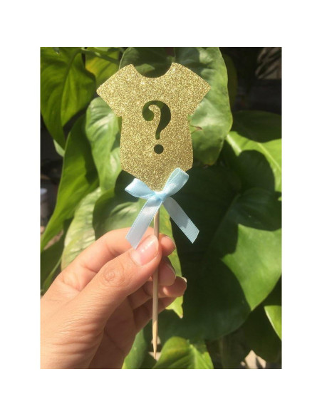 Adornos de Cupcake Alissar 30 Piezas Revelación de Género