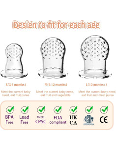 Chupete Alimentador HAOBAOBEI para Bebés - 2 Piezas 2