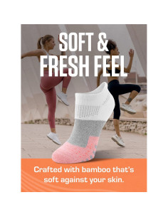 Calcetines No-Show de Rendimiento Sof Sole para Mujeres - 6 Pares 2