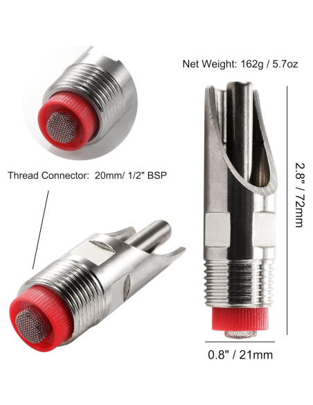 Bebedero Automático para Cerdos uxcell 2 Pcs Acero Inoxidable