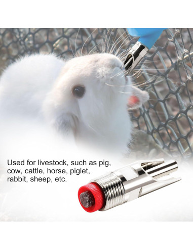 Bebedero Automático para Cerdos uxcell 2 Pcs Acero Inoxidable