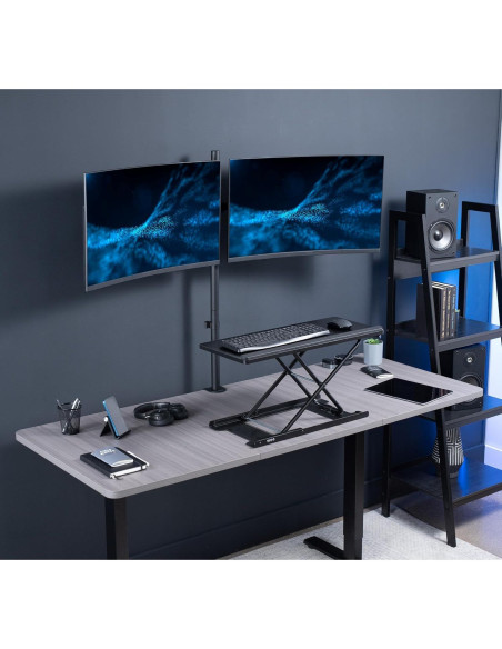 Soporte de Escritorio Doble VIVO para Monitores 27-38"