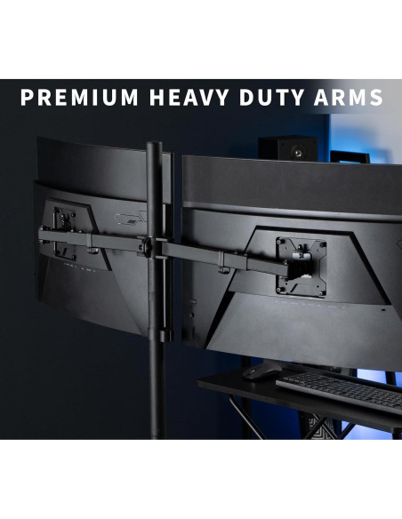 Soporte de Escritorio Doble VIVO para Monitores 27-38"