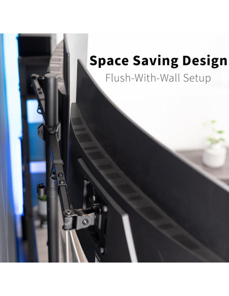 Soporte de Escritorio Doble VIVO para Monitores 27-38"