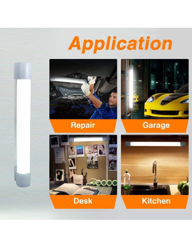 Luz LED recargable LETOUR Tubo 4000 lúmenes 5200mAh