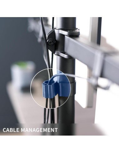 Soporte de Escritorio Doble VIVO para Monitores 27-38"