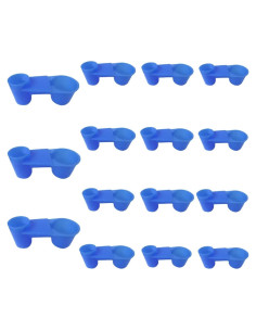 15 Tazas Automáticas para Aves Rongyang Azul 10.92 cm