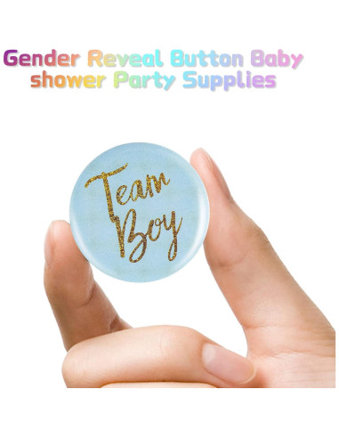 Pins de Botón Revelación de Género 30 Pcs - Gentlife