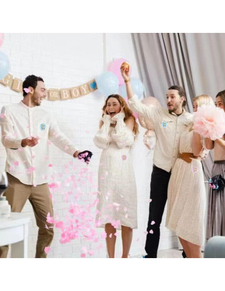 Pins de Botón Revelación de Género 30 Pcs - Gentlife Pins de Botón Revelación de Género 30 Pcs - Gentlife