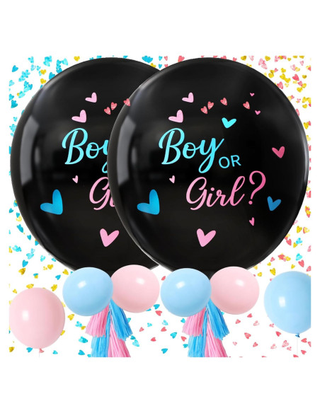 Kit de Globos Revelación de Género 16 Piezas SERONLINE Kit de Globos Revelación de Género 16 Piezas SERONLINE
