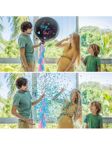 Kit de Globos Revelación de Género 16 Piezas SERONLINE