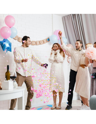 Kit de Globos Revelación de Género 16 Piezas SERONLINE