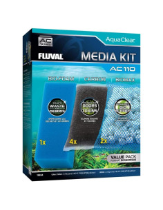 Kit de Mantenimiento Fluval AC110 para Acuarios 30.5x18.5cm