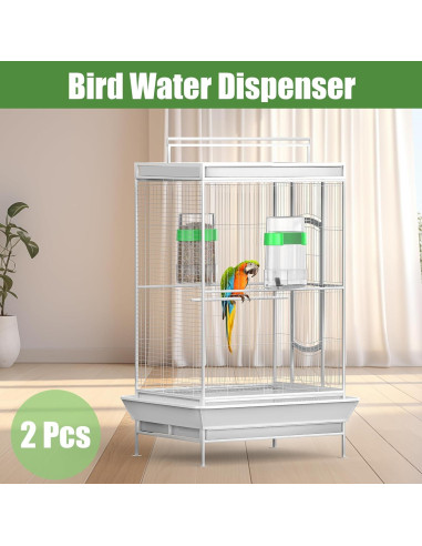 Dispensador de Agua para Aves CLPOAWC 2 Pcs Automático 7.37x3.30cm