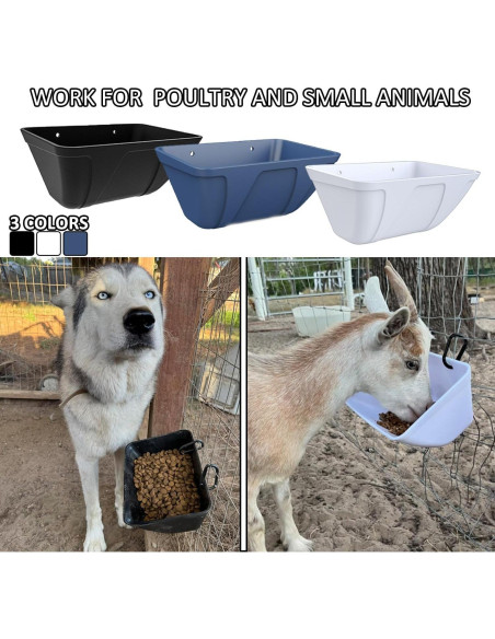 Comedero Colgante ATKSKYO Modelo FEED TROUGH 2 Azul 4L