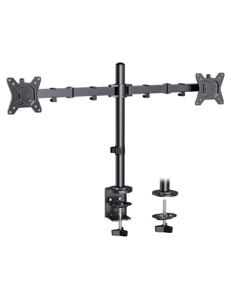 Soporte Doble para Monitor ErGear 13 a 34 Pulgadas Negro