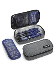Funda Aislada para Insulina AUVON con 2 Paquetes de Hielo