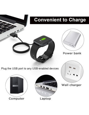 Cargador Magnético 2-Pack para Reloj IOWODO y Blackview