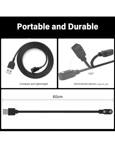 Cargador Magnético 2-Pack para Reloj IOWODO y Blackview