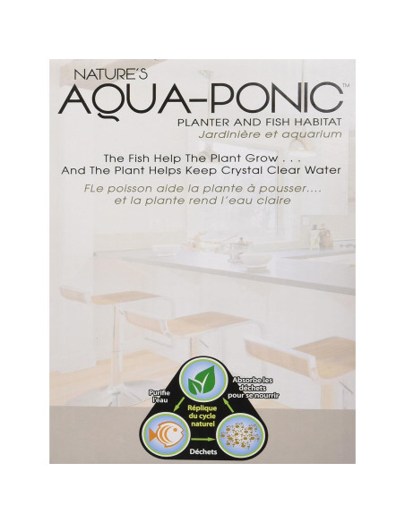 Acuario Acuapónico Penn-Plax APON1 0.5 Galones para Betta